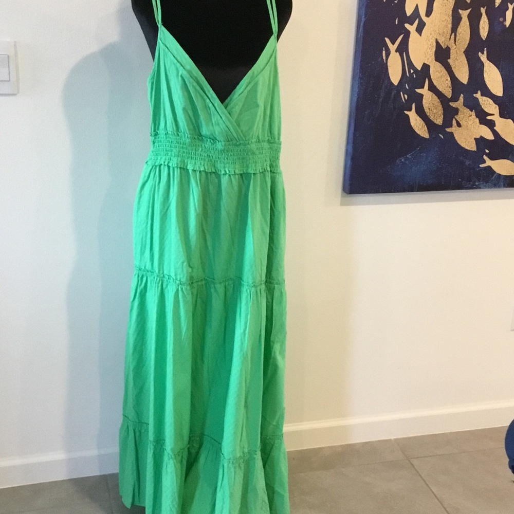 Universal Thread Vibrant Green Maxi Dress